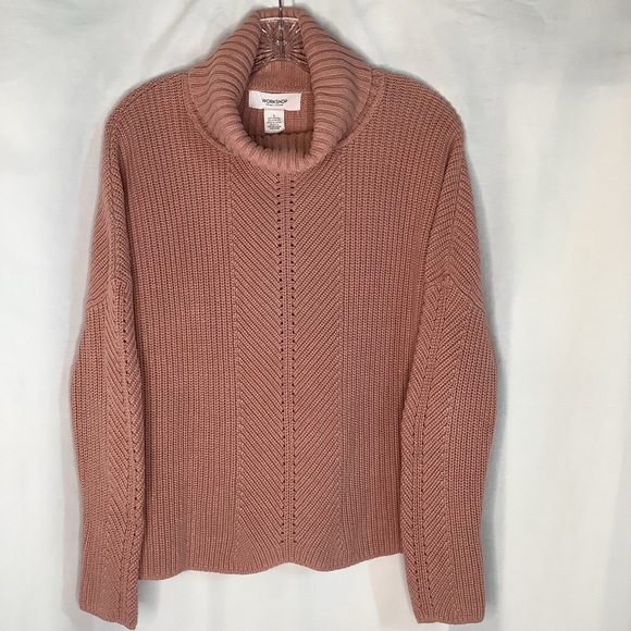 Workshop Republic Clothing Sweaters - Workshop Republic Clothing Chunky Sweater Sz L